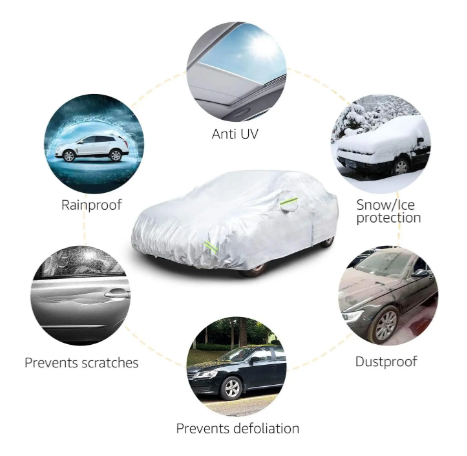 Водонепроникний захисний автомобільний чохол - мініатюра 6