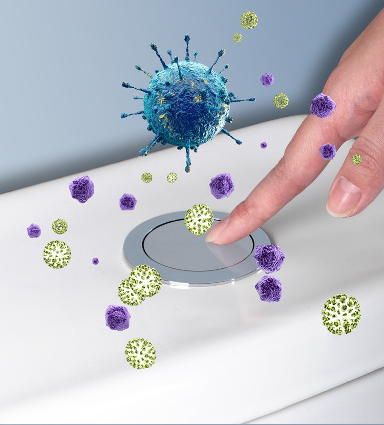 Безконтактна сенсорна кнопка Sensor button для зливу бачка унітазу - мініатюра 7