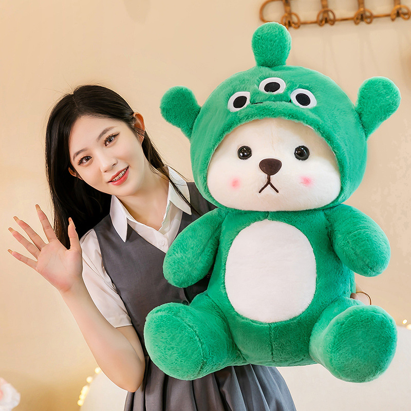 М'яка іграшка Ведмедик – Прибулець у костюмі кігурумі - мініатюра 3