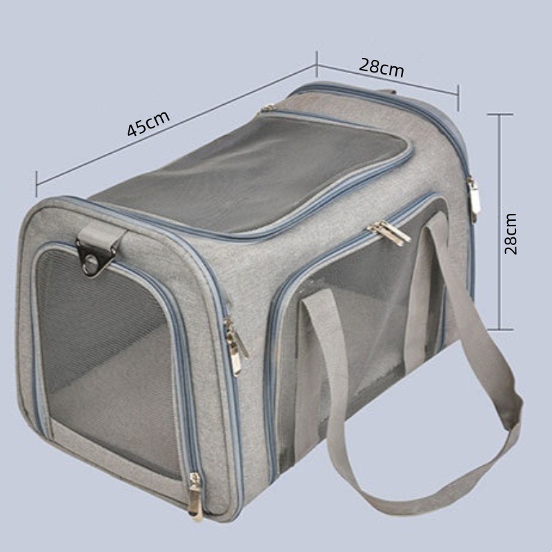 Сумка - переноска для домашніх тварин Trixie Connor ∙ Будиночок з віконцями для транспортування котів, собак, кроликів - мініатюра 6