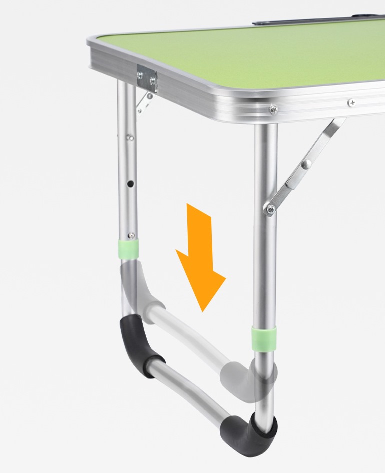 Складаний переносний столик для пікніка та кемпінгу, 60x40x25 см - мініатюра 5