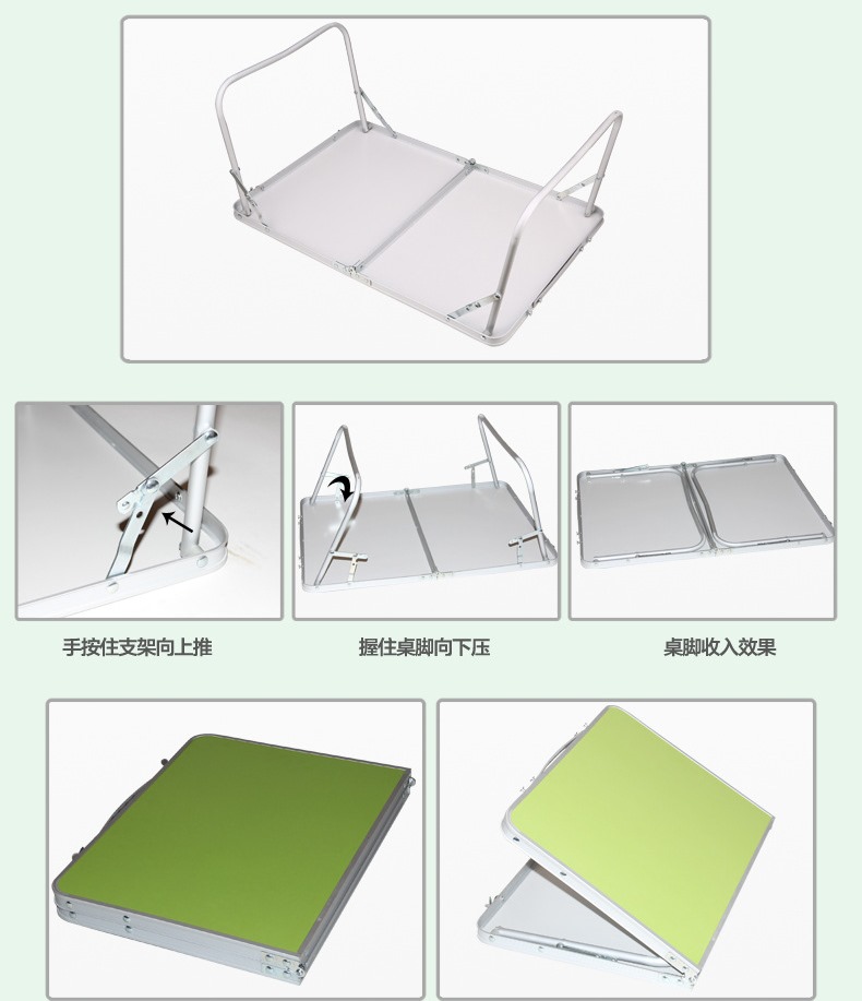 Складаний переносний столик для пікніка та кемпінгу, 60x40x25 см - мініатюра 6