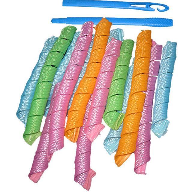 Спіральні бігуді Hair Wavz для волосся будь-якої довжини ∙ Чарівні бігуді для легкого створення локонів