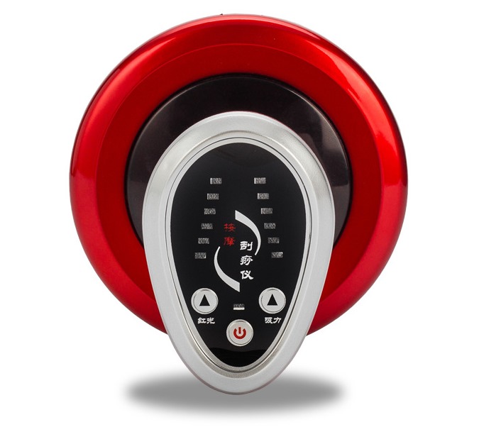 Антицелюлітний вакуумний масажер Red Scraping з інфрачервоним підігрівом для баночного та Гуаша масажу