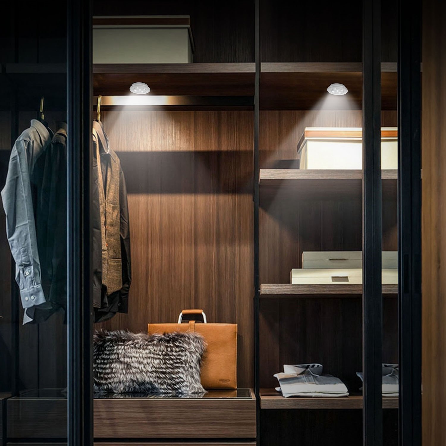 Набір світлодіодних світильників LED Control set BL-1012 на батарейках з пультом дистанційного керування, 3 лампи в комплекті - мініатюра 7