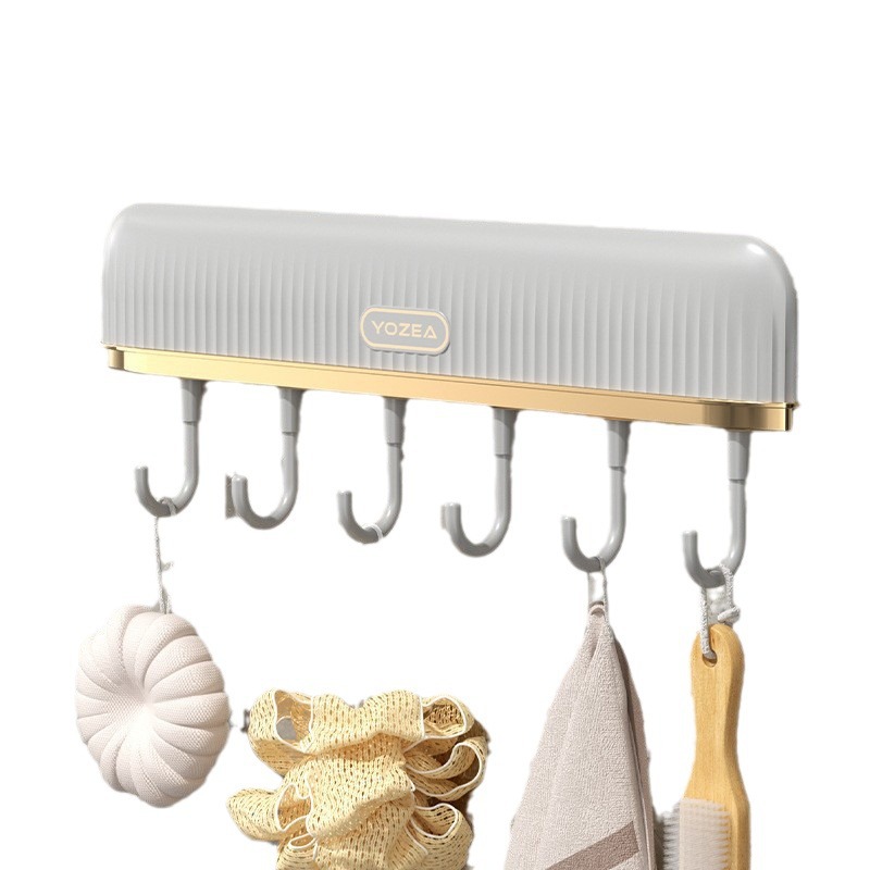 Підвісний настінний органайзер – тримач посуду та приладдя Plastic hook - мініатюра 5