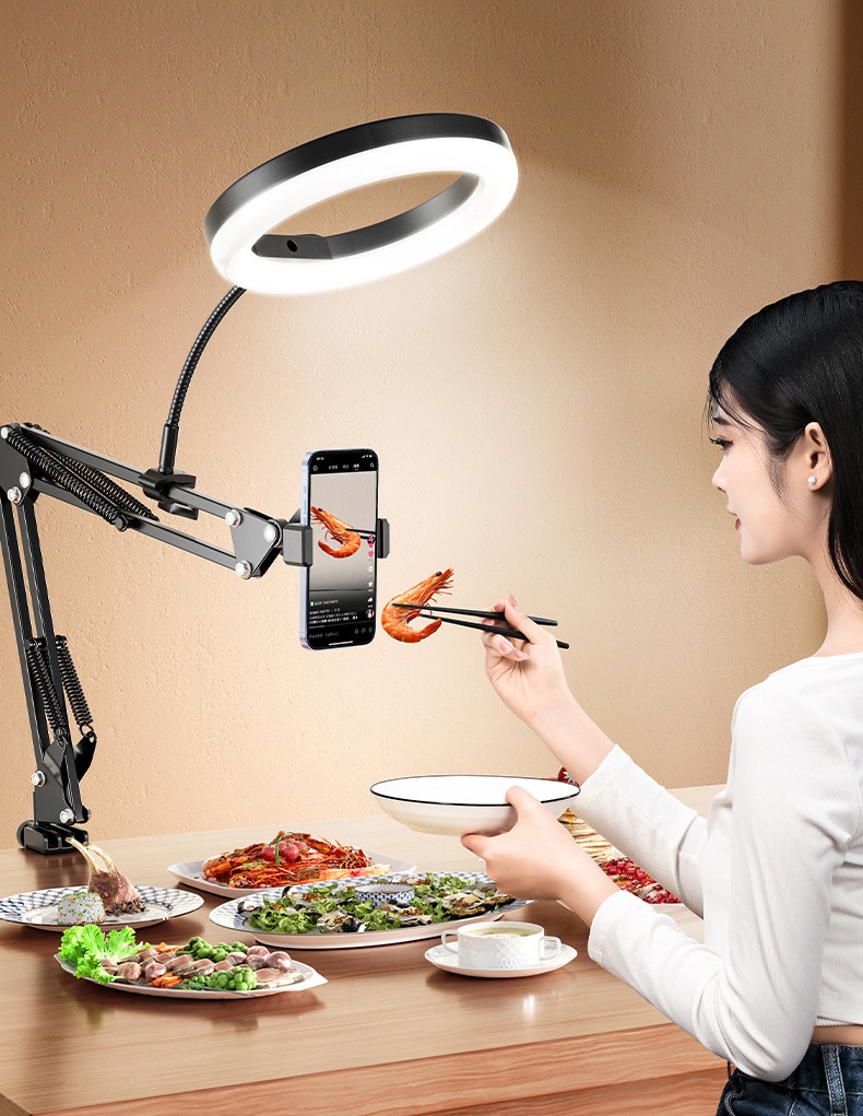 Штатив настільний для зйомок з тримачем смартфона - мініатюра 6