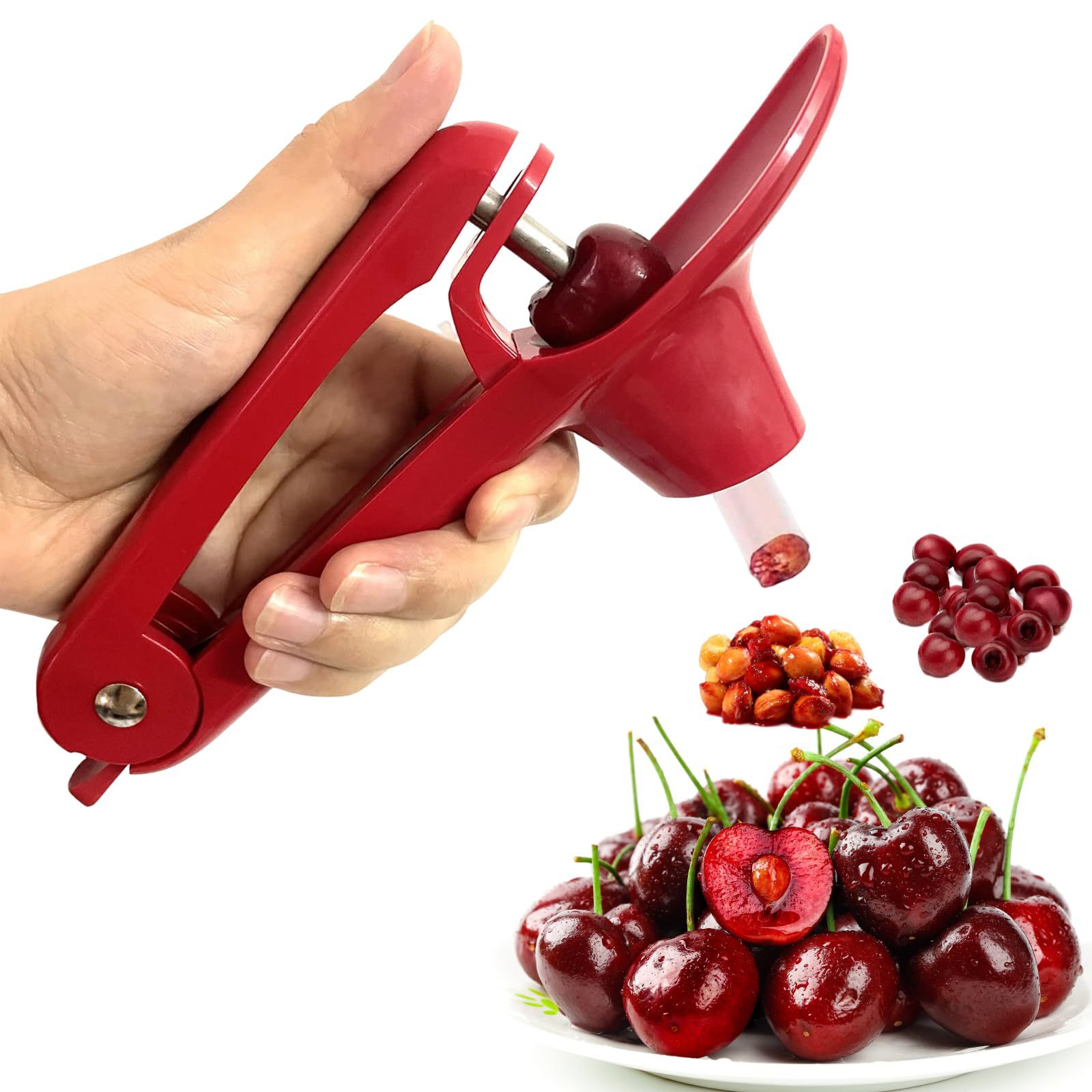 Механічний прилад для видалення кісточок з вишні Veleka Cherry Pitter - мініатюра 5