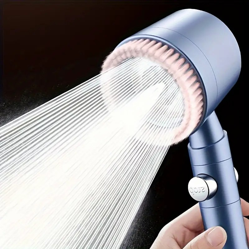 Душова насадка з масажною щіткою та фільтром - мініатюра 4