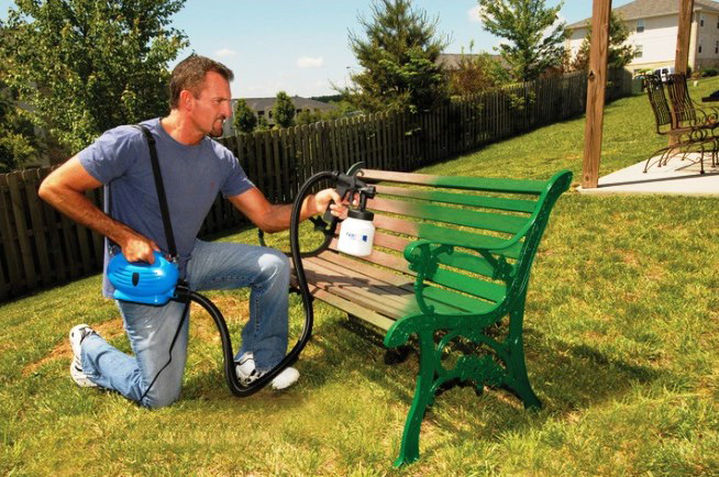 Пульверизатор - розпилювач фарби PAINT ZOOM Автоматичний пістолет - фарборозпилювач для фарбування всіх поверхонь - мініатюра 2