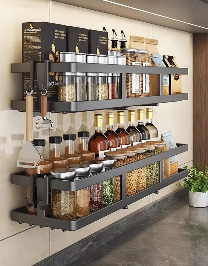 Багатофункціональна полиця - органайзер для спецій та приправ - мініатюра 2
