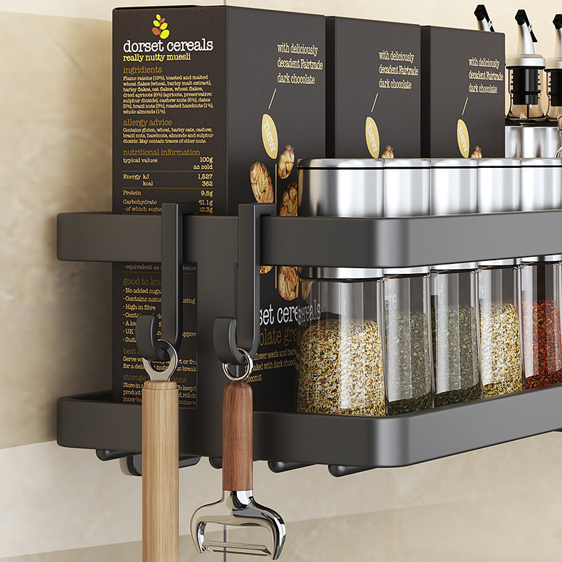 Багатофункціональна полиця - органайзер для спецій та приправ - мініатюра 4