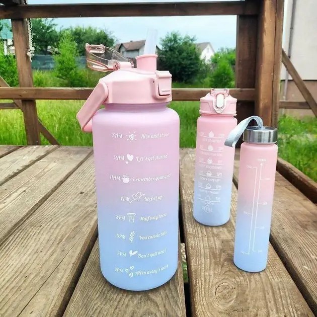 Спортивні пляшки для води 3 в 1 - мініатюра 3