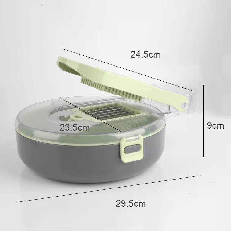 Овочерізка Vegetable Cutter 10 в 1 з кошиком-друшлагом - мініатюра 7