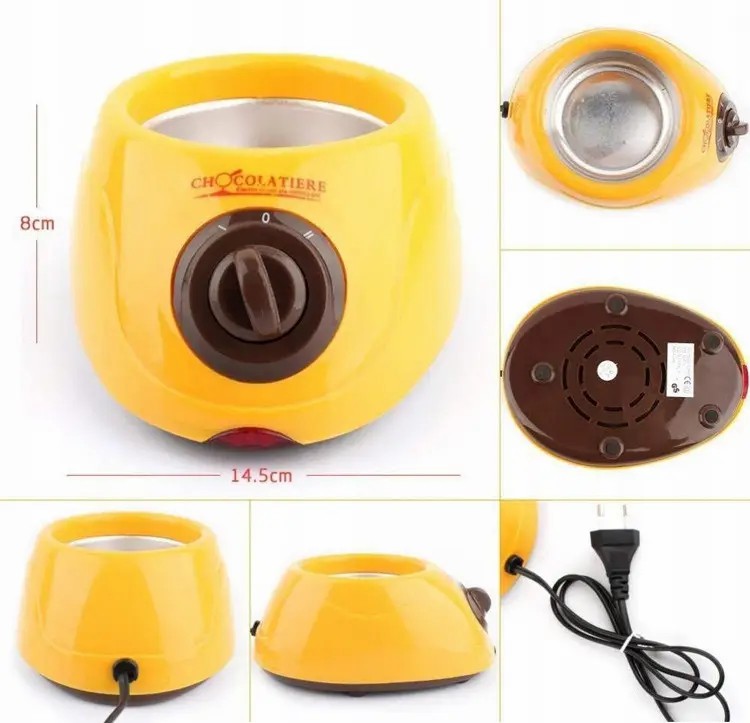 Фондю-машина Chocolatiere для приготування гарячого шоколаду та 6 форм для цукерок - мініатюра 3