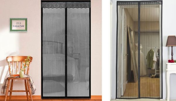 Антимоскітна сітка на магнітах Magic Mesh Шторка від комах у дверний отвір, 100*190 - мініатюра 2