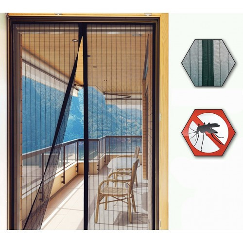 Антимоскітна сітка на магнітах Magic Mesh Шторка від комах у дверний отвір, 100*190 - мініатюра 3