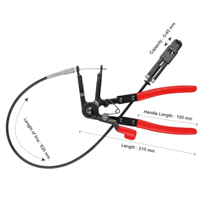 Знімач хомутів з гнучким тросом Hose Clamp Tool - мініатюра 2
