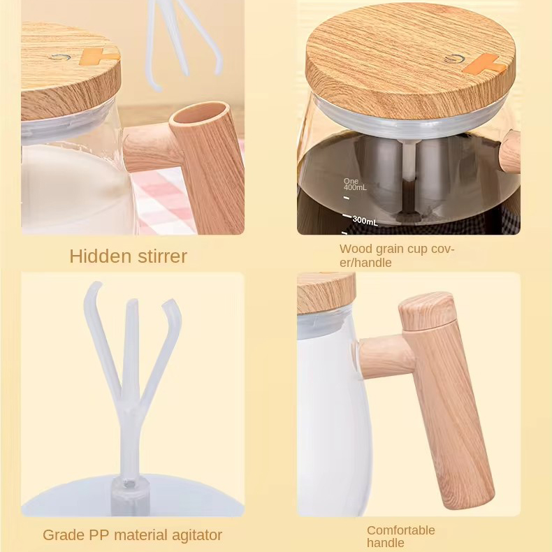 Кружка - міксер для кави та коктейлів Coffee stirring cup - мініатюра 6