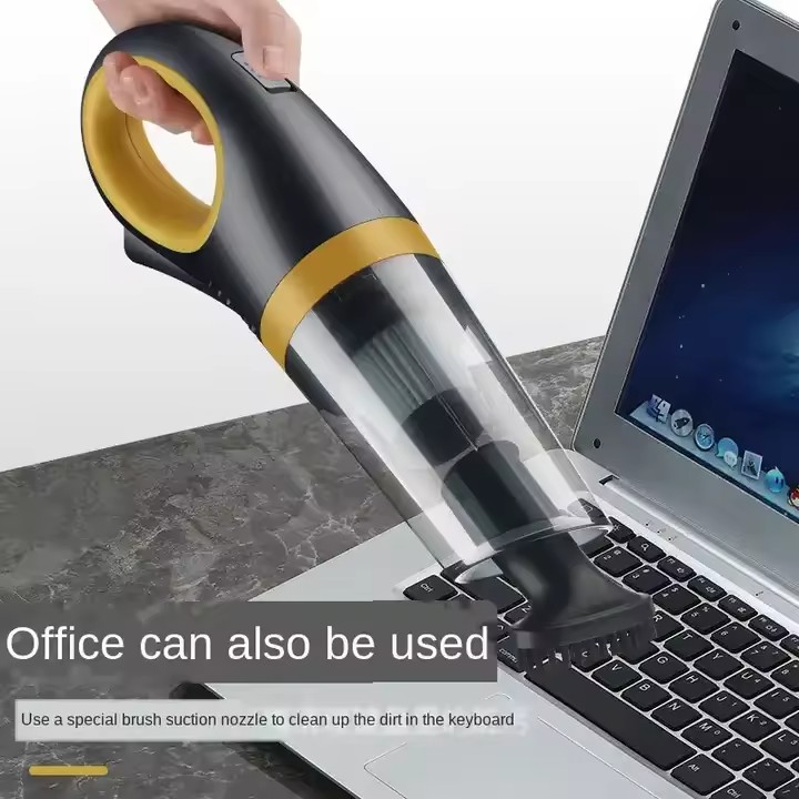 Портативний ручний пилосос 120W для машини, дому, офісу - мініатюра 3