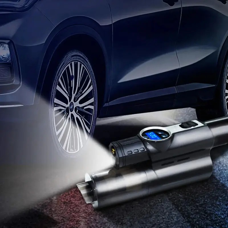 Автомобільний пилосос із компресором LY-8018 - мініатюра 2