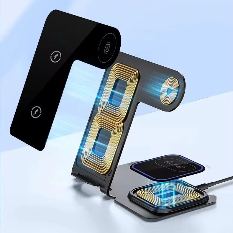 Бездротова зарядна станція 3 в 1 - мініатюра 3