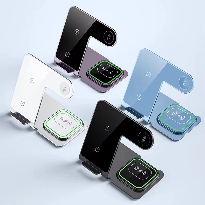 Бездротова зарядна станція 3 в 1 - мініатюра 5