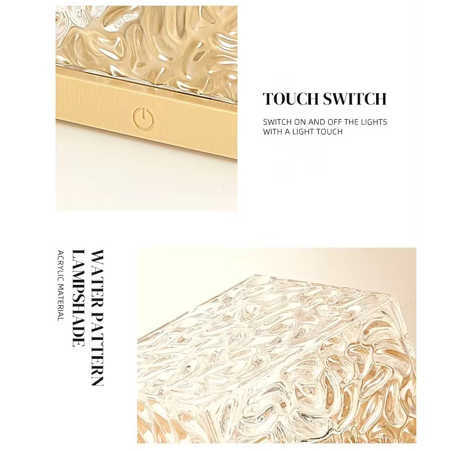 Настільний світильник RGB з проекцією хвилі - мініатюра 5