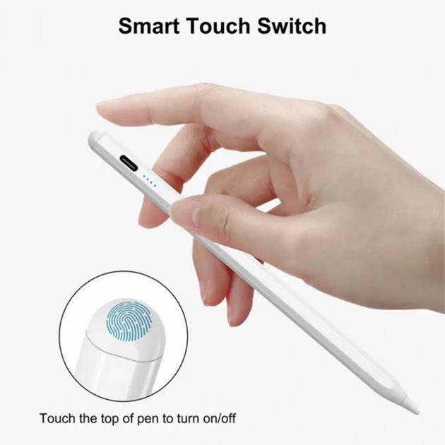 Стілус універсальний для планшета та телефону Jb09 Стилус для сенсорних екранів з LED індикатором - мініатюра 3