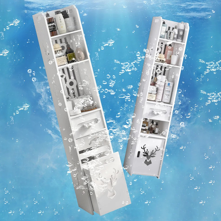 Полиця-стелаж для ванної кімнати та туалету PK-08 - мініатюра 3