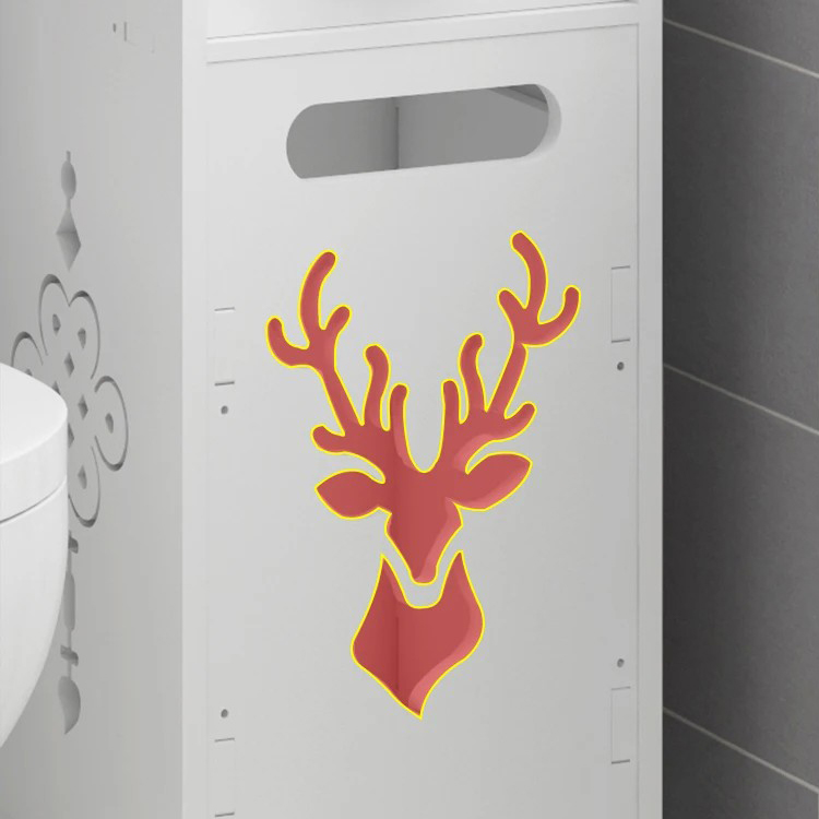 Полиця-стелаж для ванної кімнати та туалету PK-08 - мініатюра 5