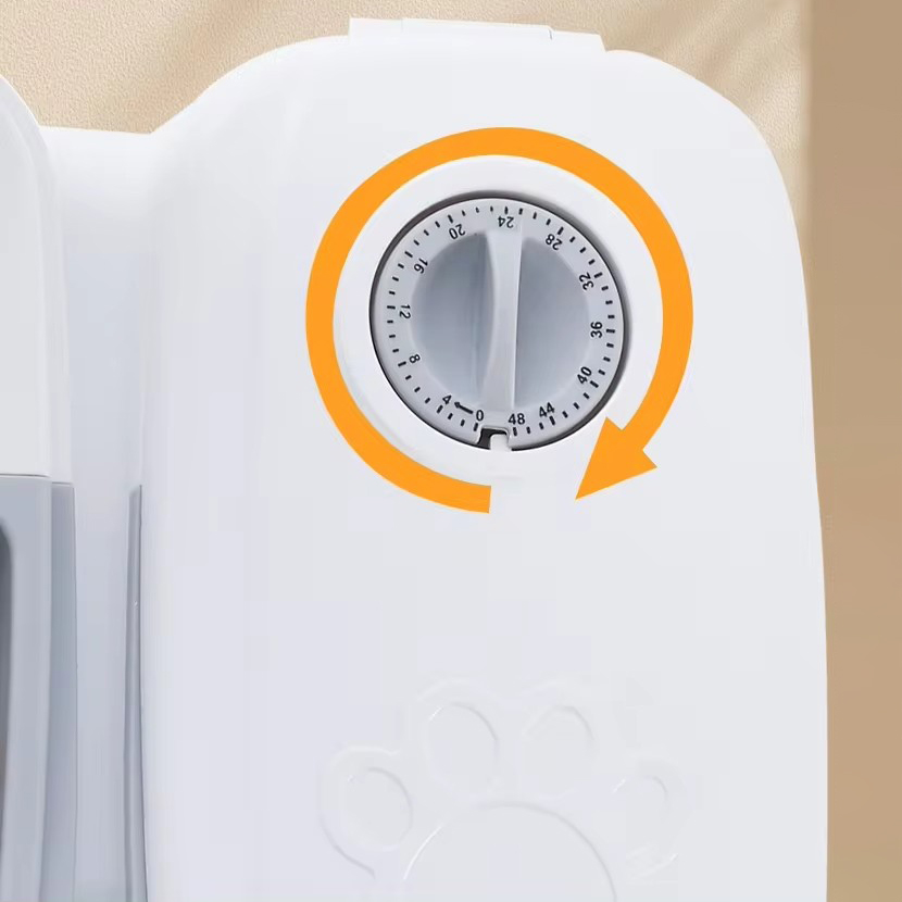 Автоматична подвійна годівниця для тварин з таймером - мініатюра 4