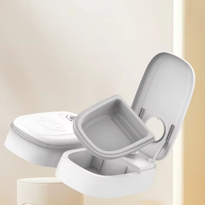 Автоматична подвійна годівниця для тварин з таймером - мініатюра 5