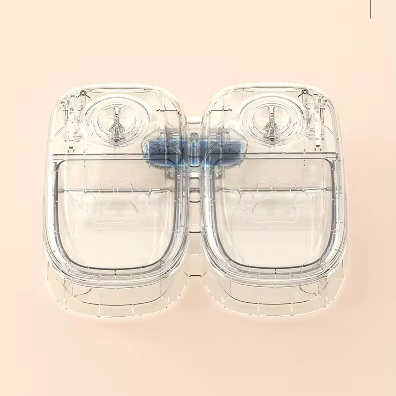 Автоматична подвійна годівниця для тварин з таймером - мініатюра 6