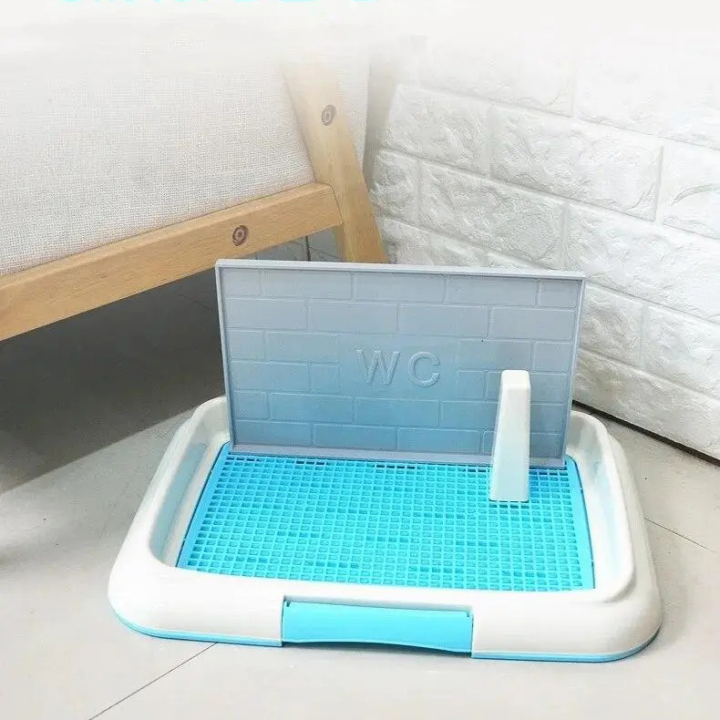 Туалет-рамка для собак із сіткою та стовпчиком · Гігієнічний лоток для собак під пелюшку