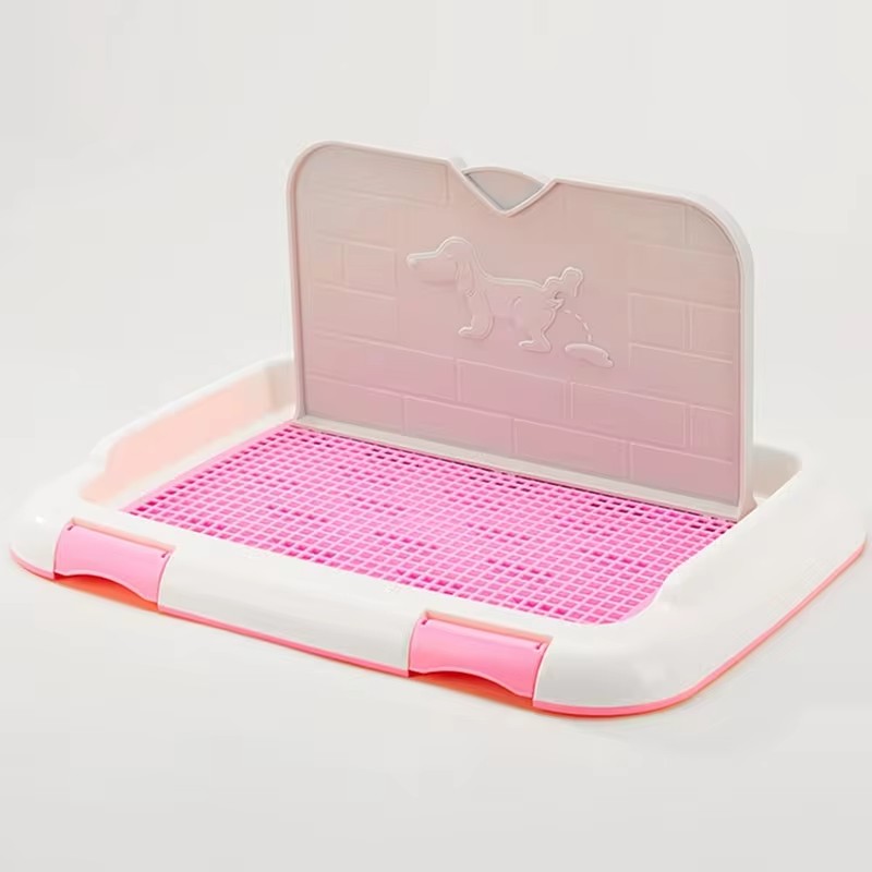 Туалет-рамка для собак із сіткою та стовпчиком - мініатюра 3