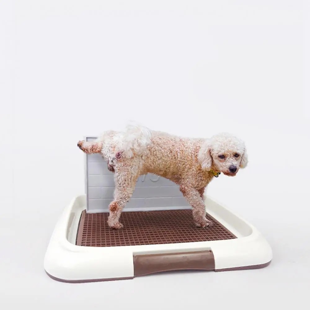 Туалет-рамка для собак із сіткою та стовпчиком - мініатюра 5
