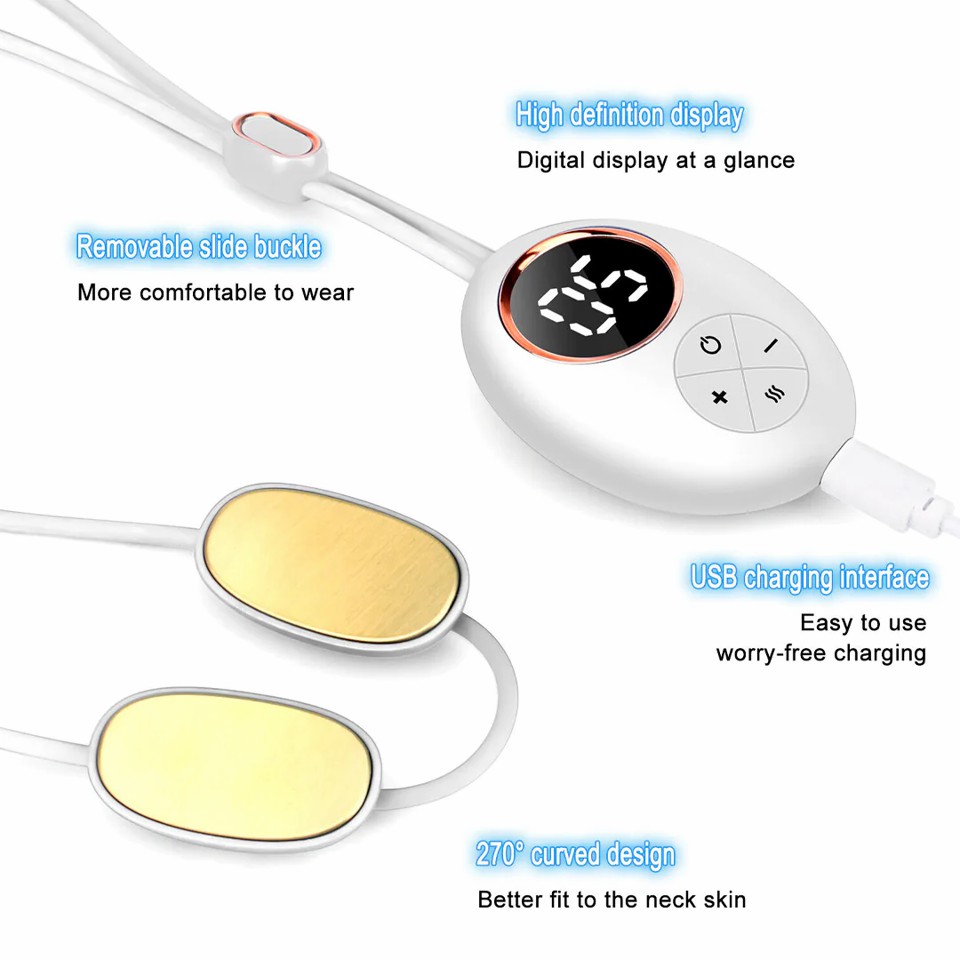 Універсальний масажер для імпульсного масажу шиї Neck Massager DZ-02 - мініатюра 3