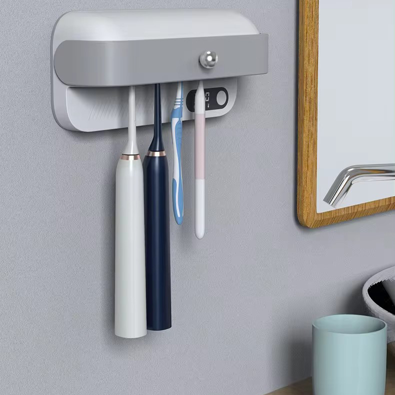 Тримач зубних щіток Toothbrush disinfection rack з ультрафіолетовою стерилізацією