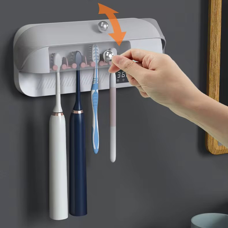 Тримач зубних щіток Toothbrush disinfection rack з ультрафіолетовою стерилізацією - мініатюра 5