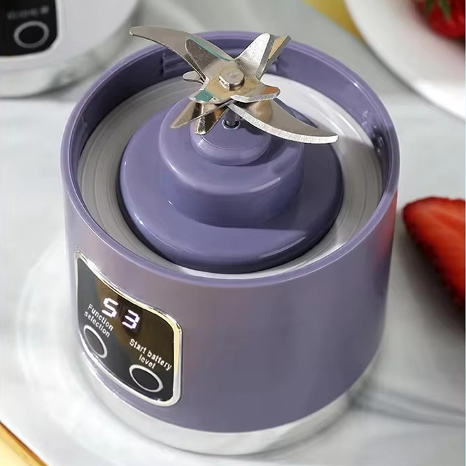 Бездротовий акумуляторний міні соковитискач – шейкер для соків, смузі, коктейлів LY-638 - мініатюра 3