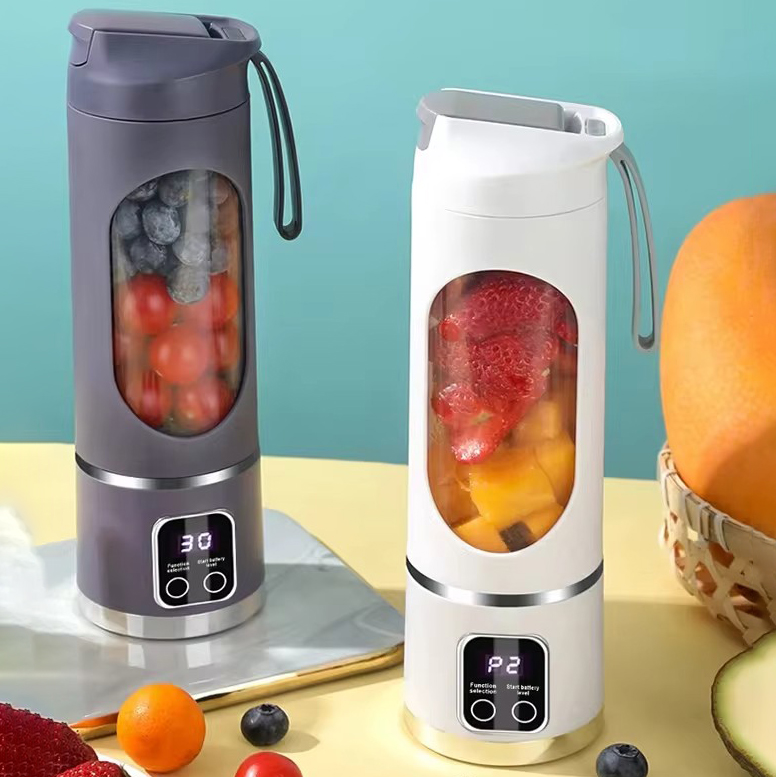 Бездротовий акумуляторний міні соковитискач – шейкер для соків, смузі, коктейлів LY-638 - мініатюра 4
