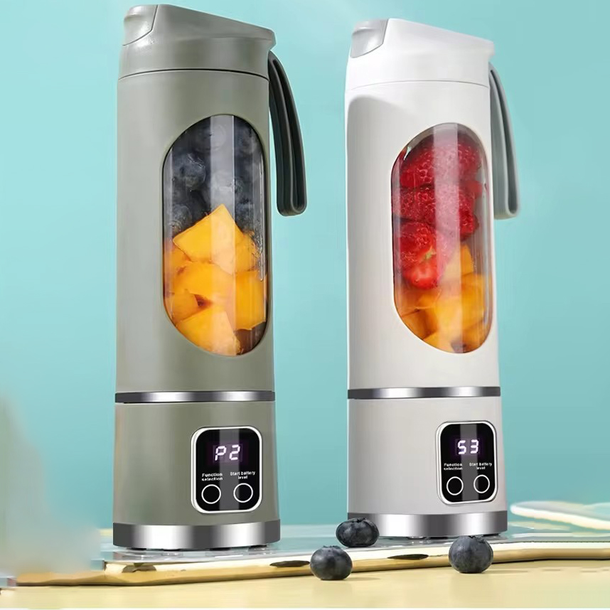 Бездротовий акумуляторний міні соковитискач – шейкер для соків, смузі, коктейлів LY-638 - мініатюра 5