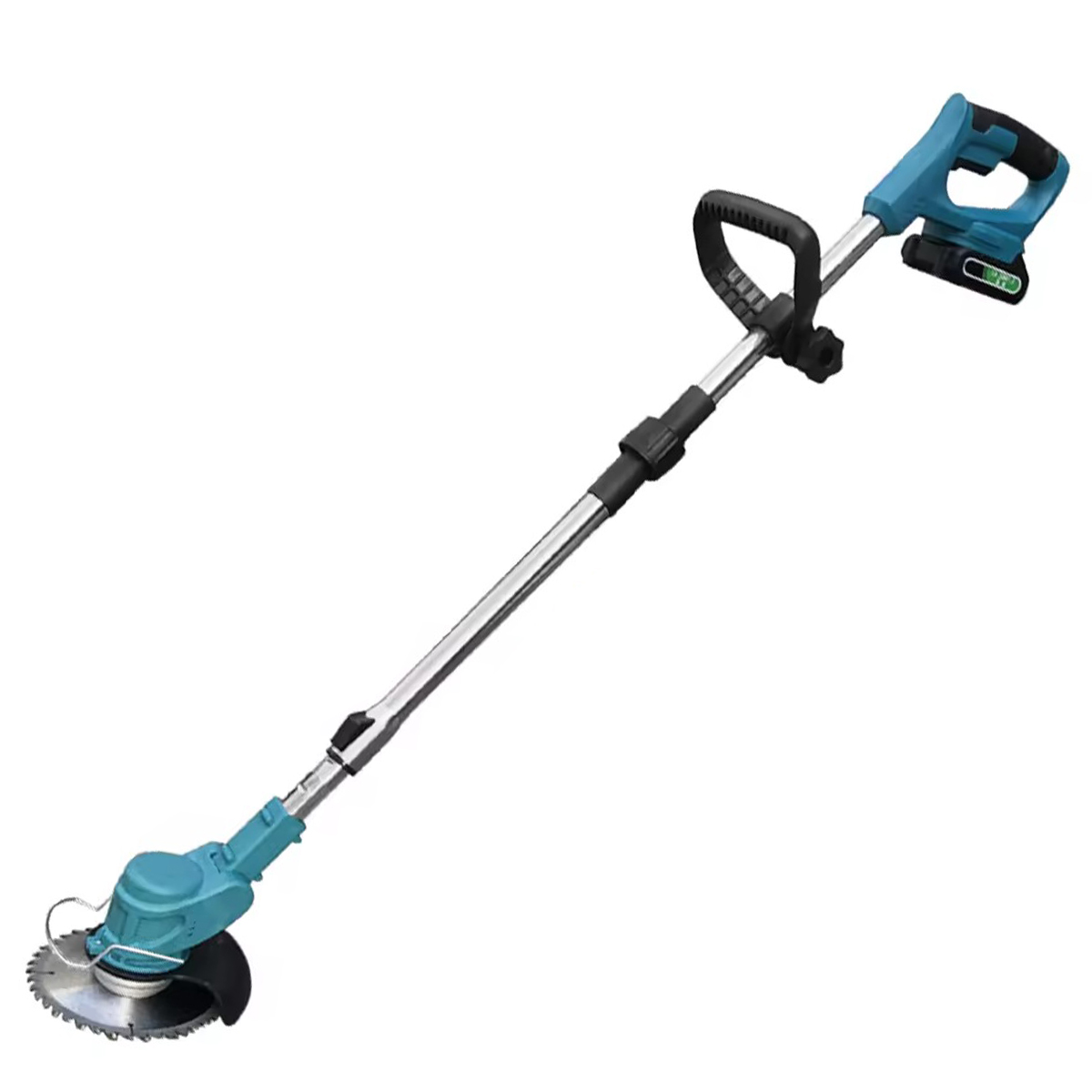 Бездротова газонокосарка Lawn mower 48В 2000 мАг · Садовий акумуляторний триммер для трави з 2 акумуляторами