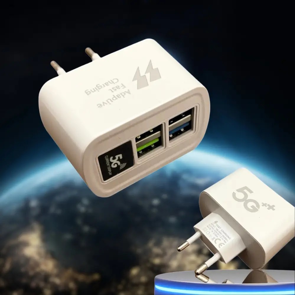 Блок живлення на 4 USB порти FAST CHARGER 3.1А 5G - мініатюра 6
