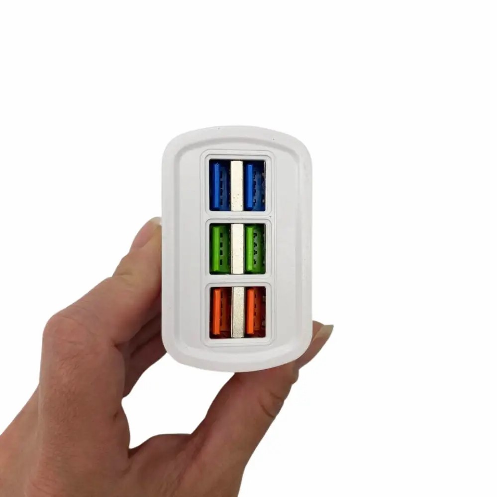 Блок живлення на 6 USB портів FAST CHARGER 3.1А 5G · Зарядний пристрій-хаб з функцією швидкої зарядки