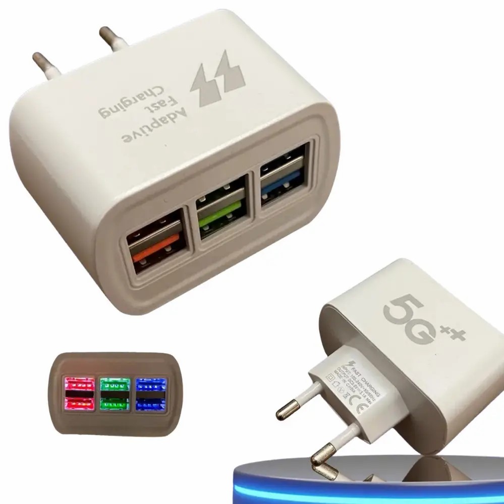 Блок живлення на 6 USB портів FAST CHARGER 3.1А 5G - мініатюра 2