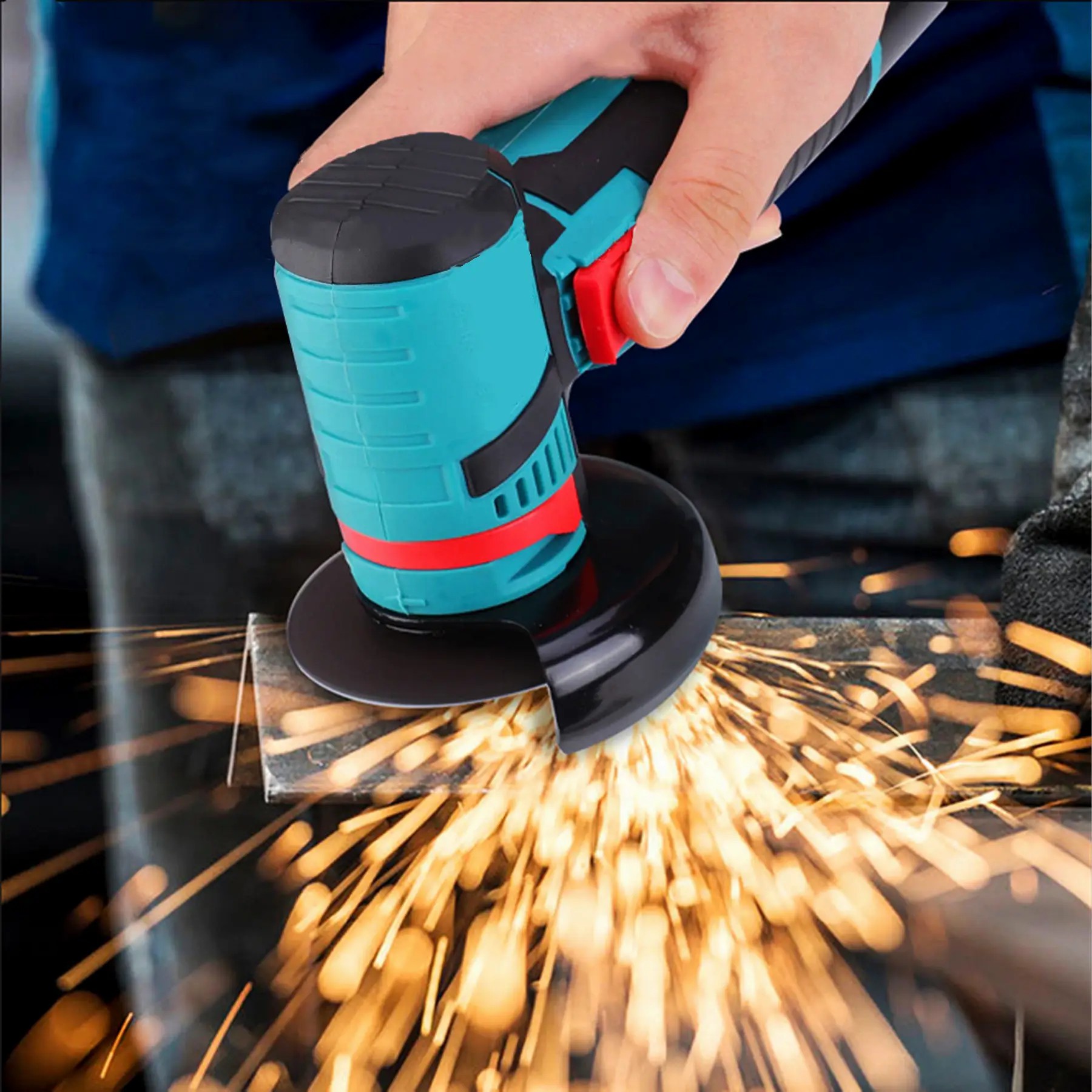 Акумуляторна болгарка з кейсом AT-AG7501 - мініатюра 5