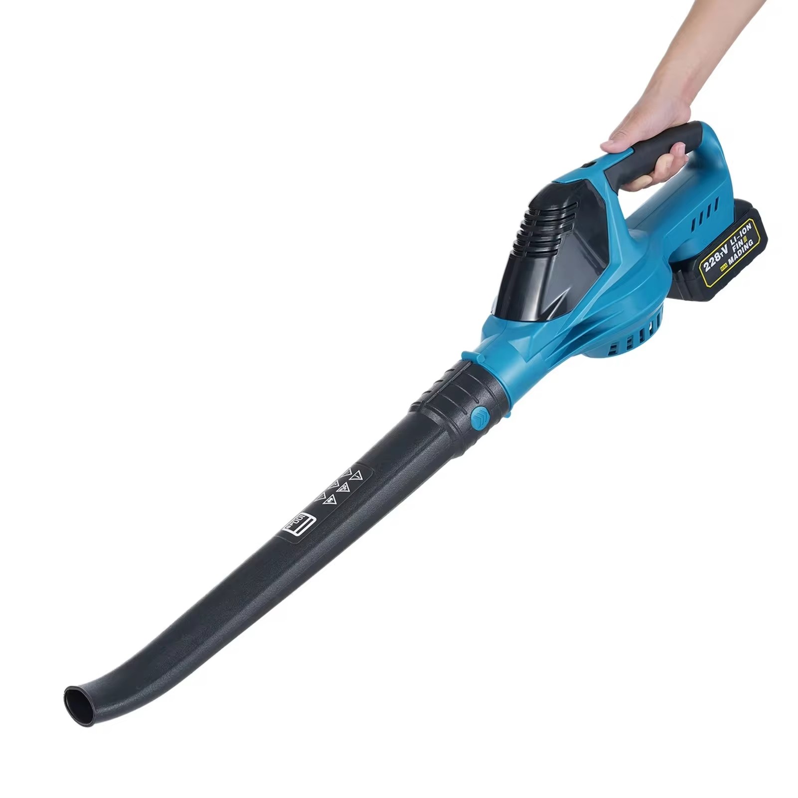 Портативний бездротовий повітродув 1135-9 з 2 акумуляторами 68V 6Ah - мініатюра 2