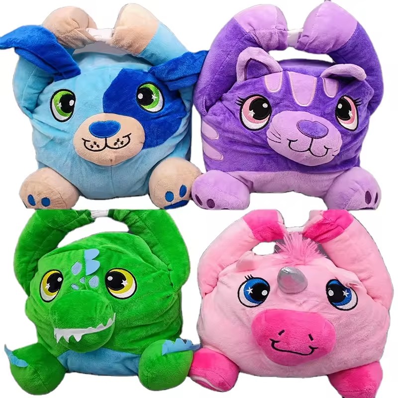 Термосумка дитяча LUNCH PETS · Сумка для дітей 2 в 1 Ланч бокс та м'яка іграшка